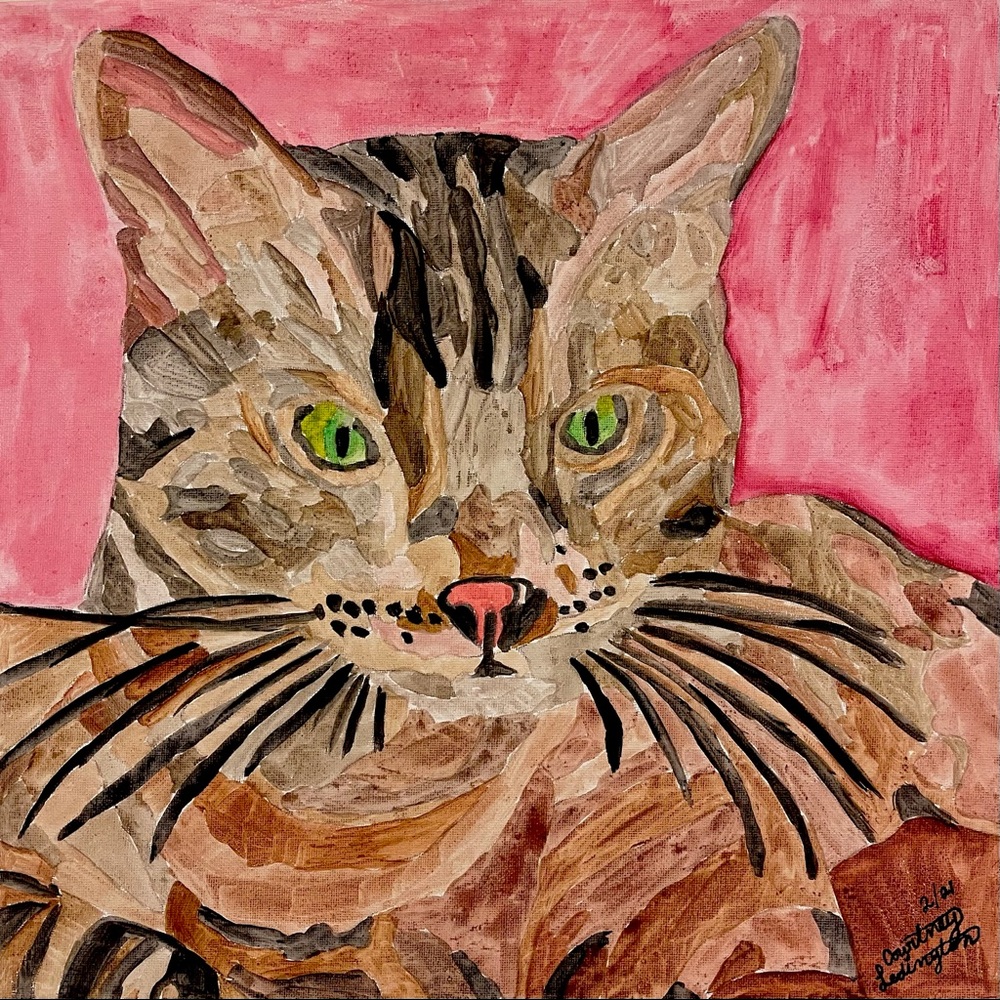 Cat painting